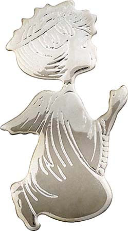 Silver Plate Angel Visor Clip 1088V