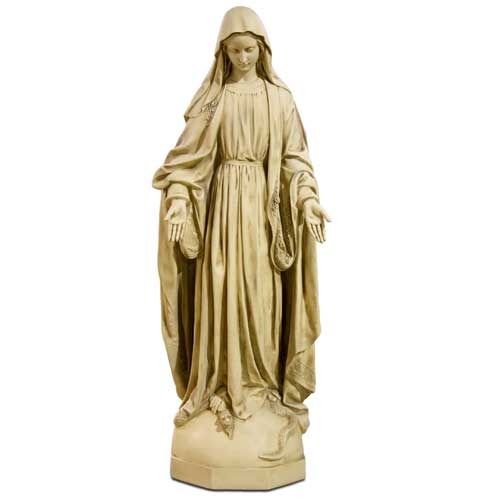 56in Outdoor Our Lady of Grace with Hands Out (Made to Order)