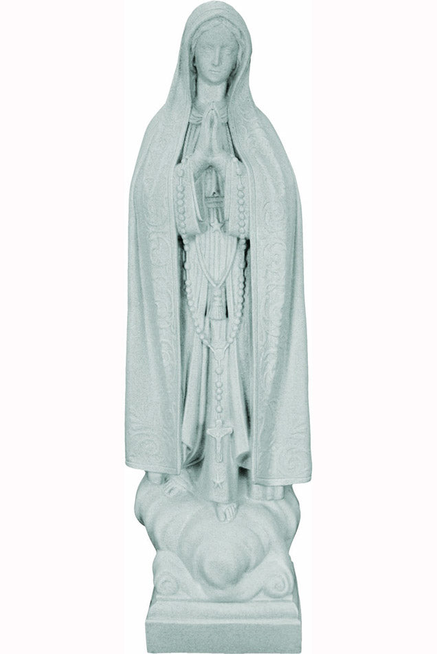 24 inch Our Lady of Fatima Granite FInish Statue