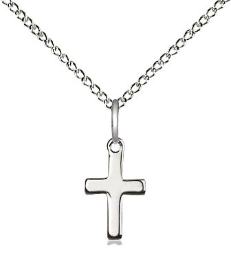 Sterling Silver Cross Pendant for Children 1006SS