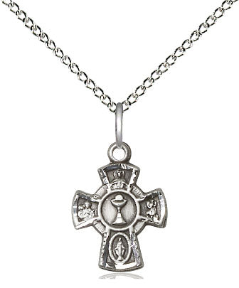 Small Sterling 5 Way Communion Medal 0845SS