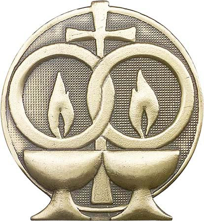 Antique Gold Wedding Visor Clip 1093VG