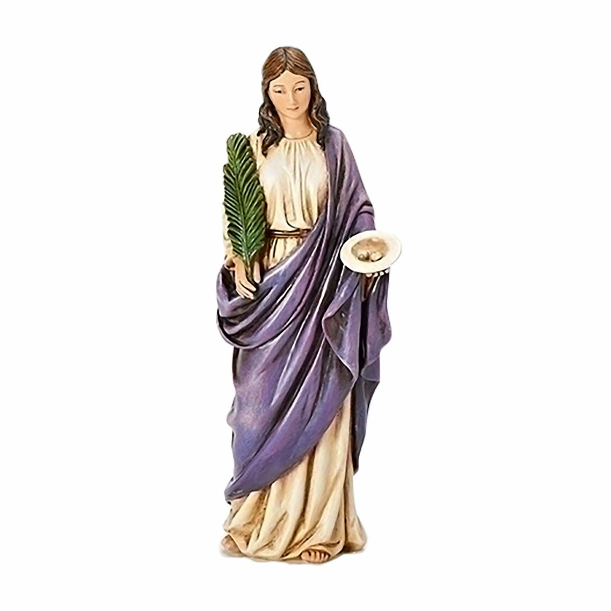 6 inch Saint Lucy Statue - Joseph Studio Collection