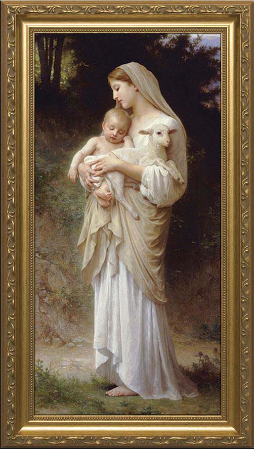 L'Innocence 8x16 Standard Gold Framed Print