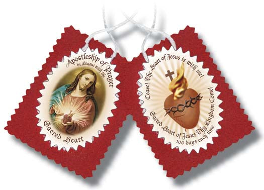 Cloth Sacred Heart Badge