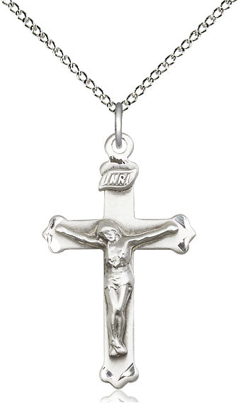 Sterling Silver Crucifix Pendant for Children 0651SS