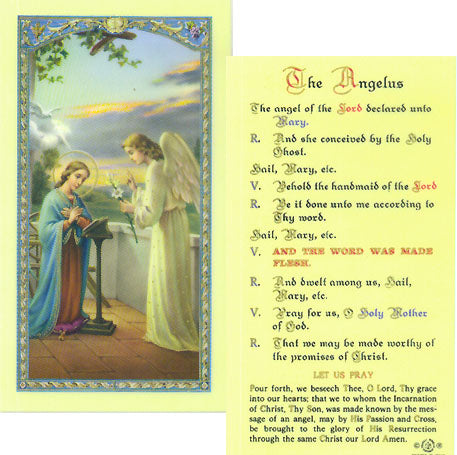 Angelus Holy Card - 800-062