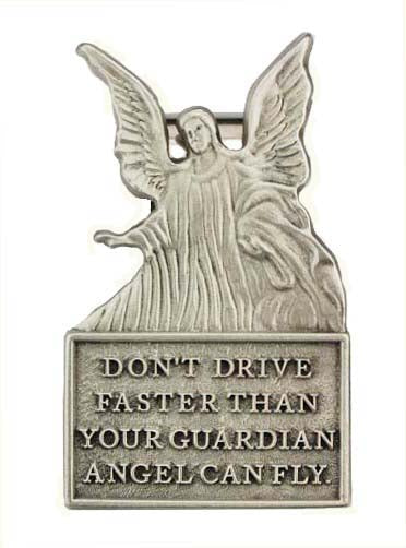 Don't Drive Faster Guardian Angel Visor Clip VC896