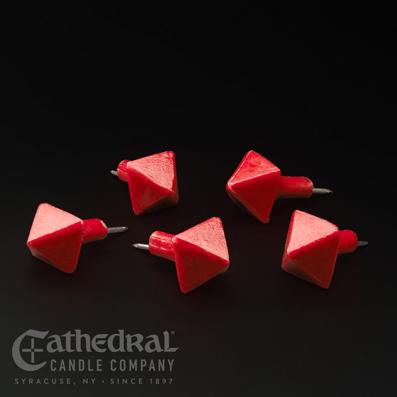 Paschal Candle Incense Nails in Red