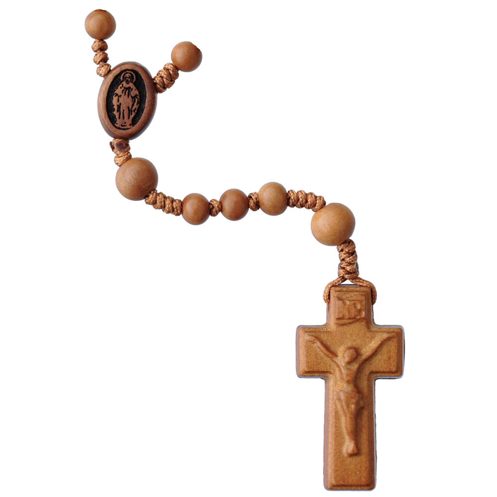 6/8mm Brown Jujube Wood Rosary