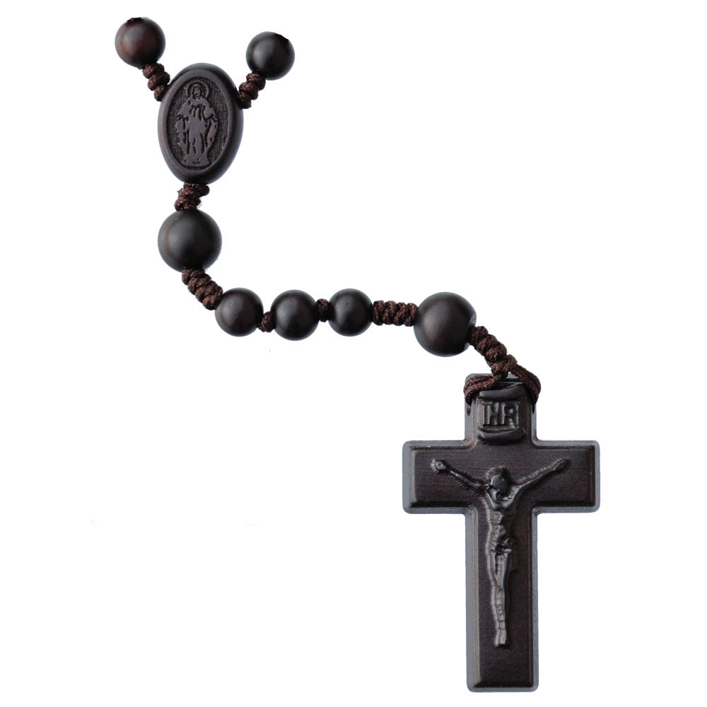 6/8mm Black Jujube Wood Rosary