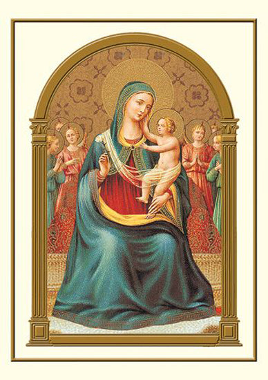 Madonna & Child Christmas Mass Cards - 50ct.