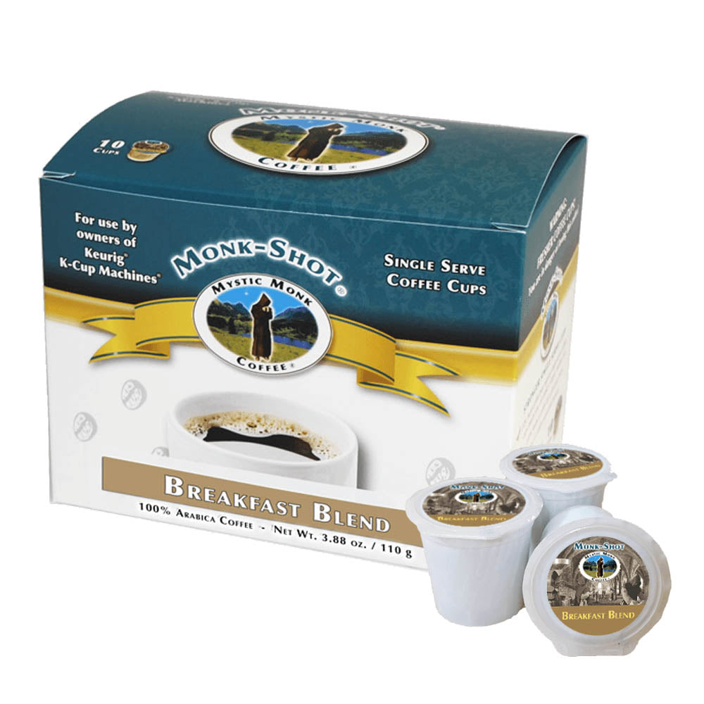 Monk-Shots Breakfast Blend - Single Serve Coffee