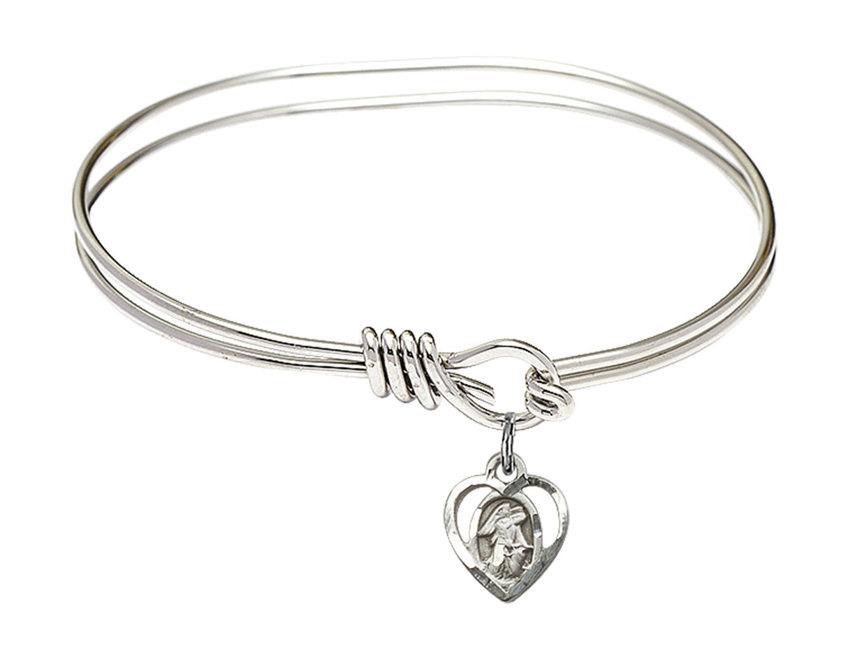 Sterling Guardian Angel on Bangle Bracelet