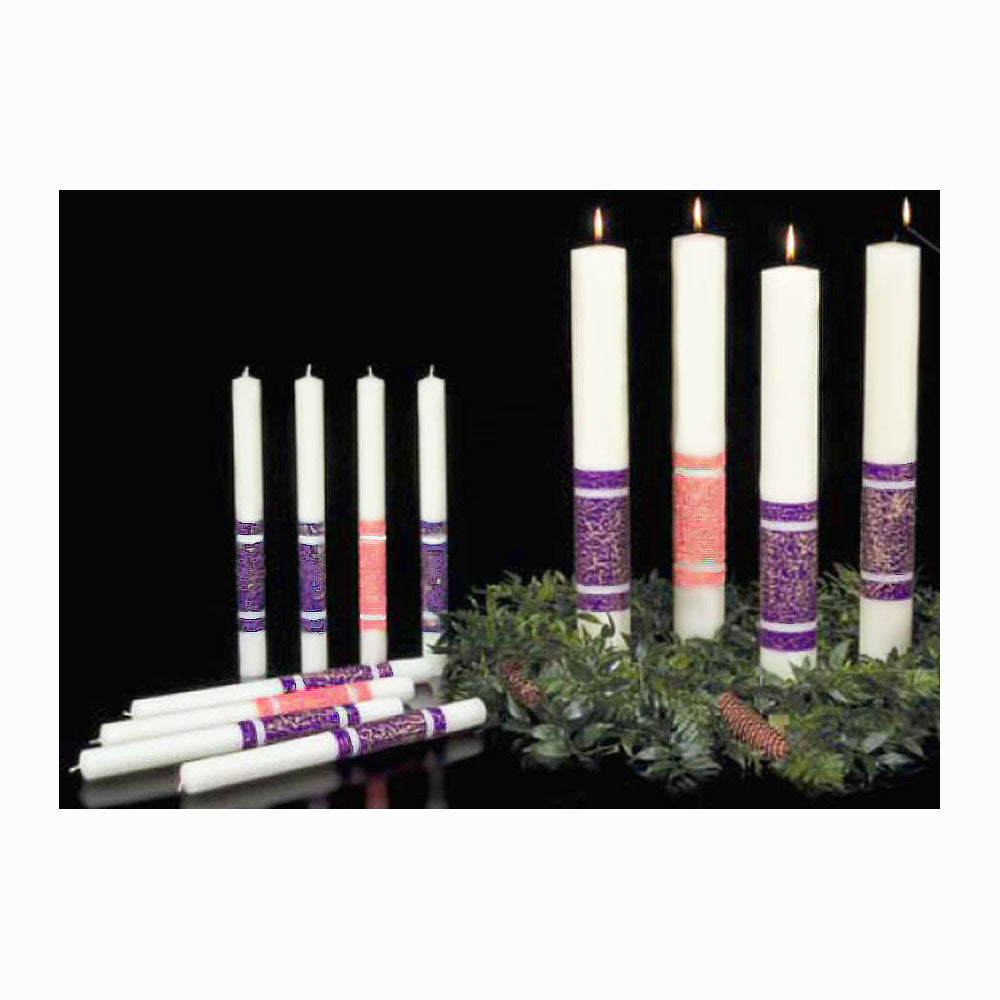 Deluxe ArtisanWax Advent Candle Sets for Churches