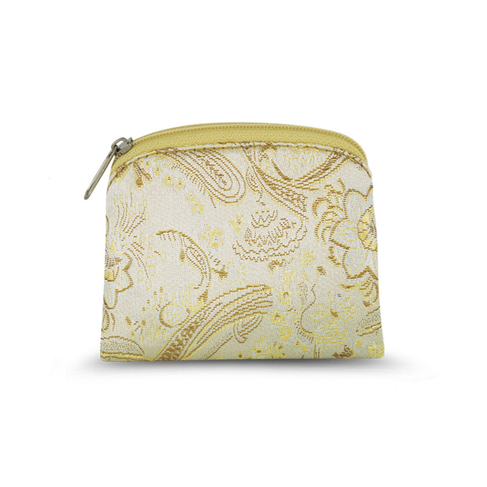 Gold Brocade Rosary Case