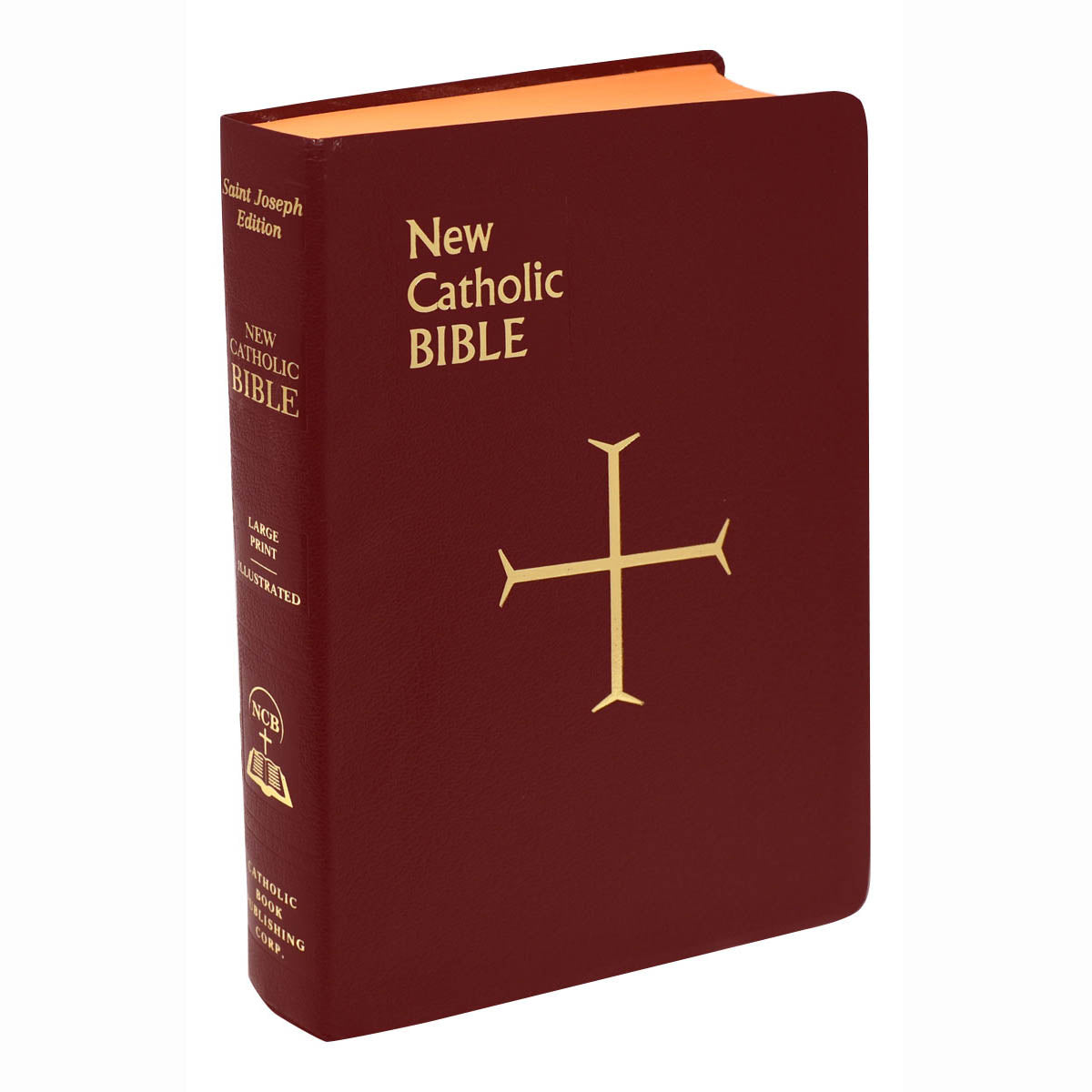 St. Joseph New Catholic Bible Large Print Burgundy Gift Edition