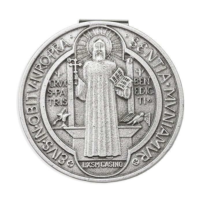 St Benedict Medal Visor Clip no. V-5088