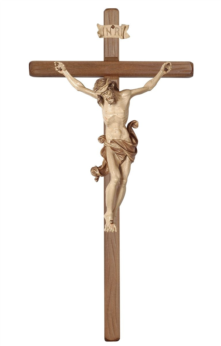 11 inch Leonardo 3X Wall Crucifix from Italy