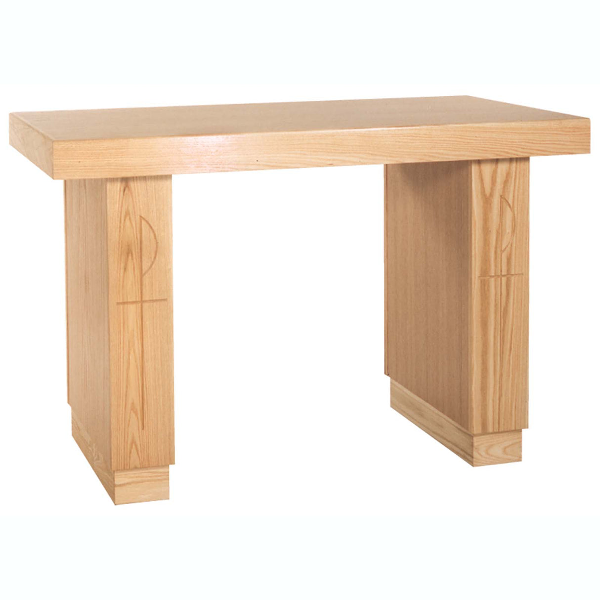 Table Altar with Chi Rho Carved Legs 414