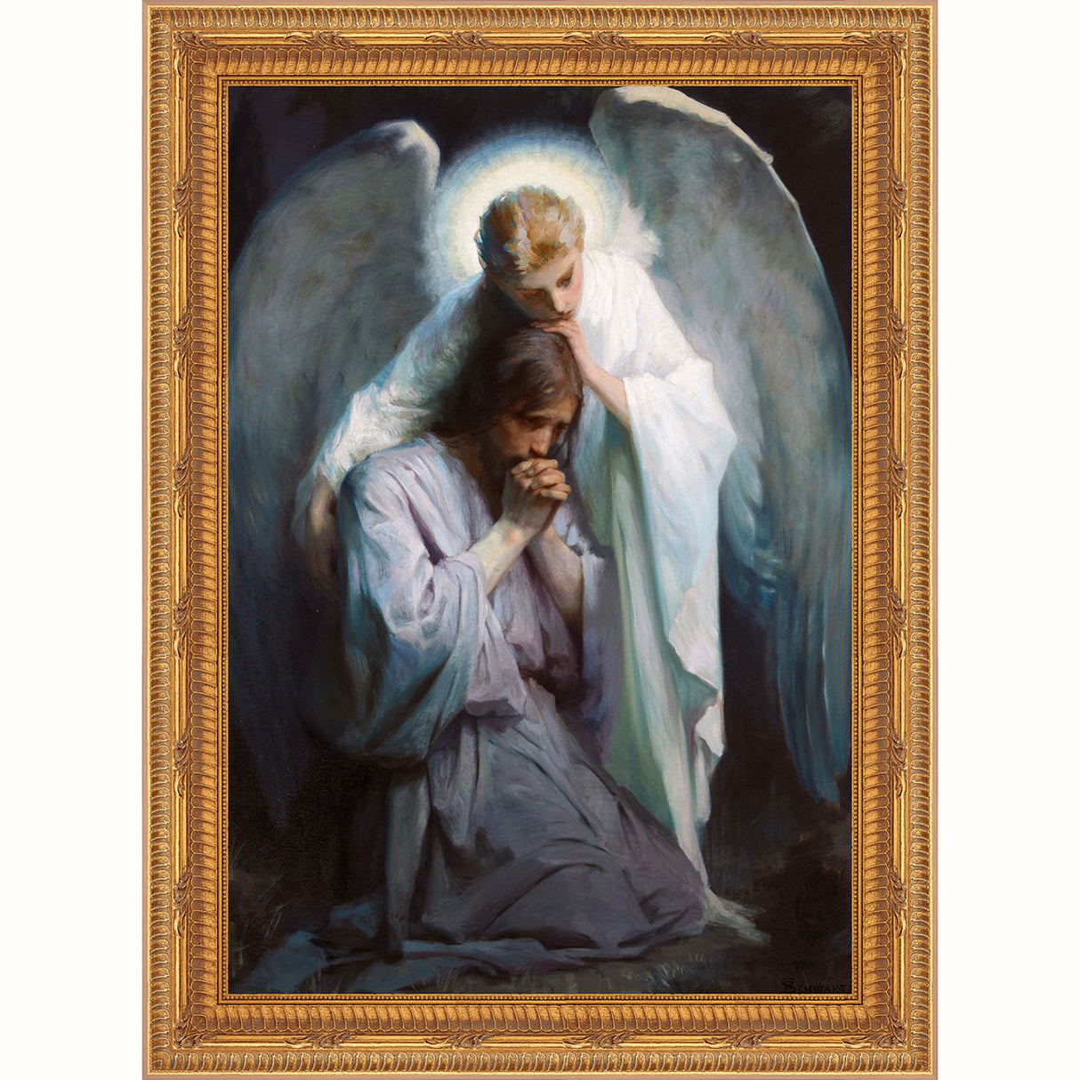 Agony in the Garden Gold Framed Giclee Print