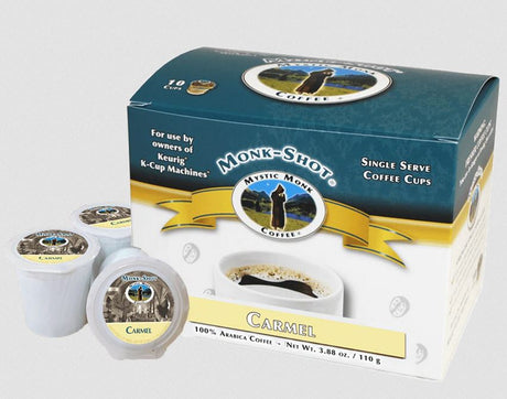 Monk-Shots Carmel Blend K Cup Coffee 10ct.