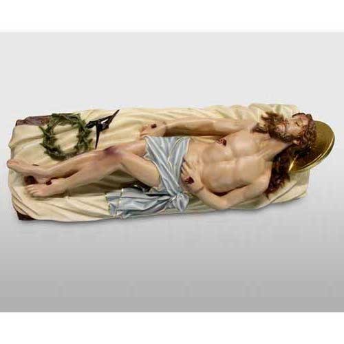 41 inch Reposed (Dead) Christ Color Statue (Made to Order)