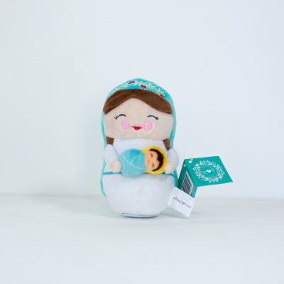Mini Mother Mary Plush Shining Light Doll