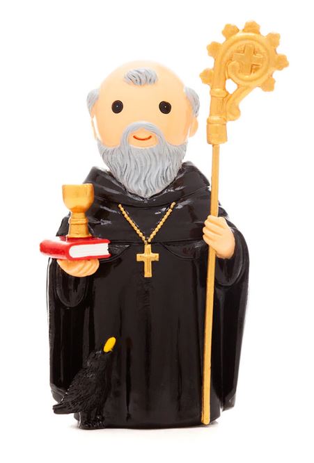 St. Benedict Little Drops of Water Figure