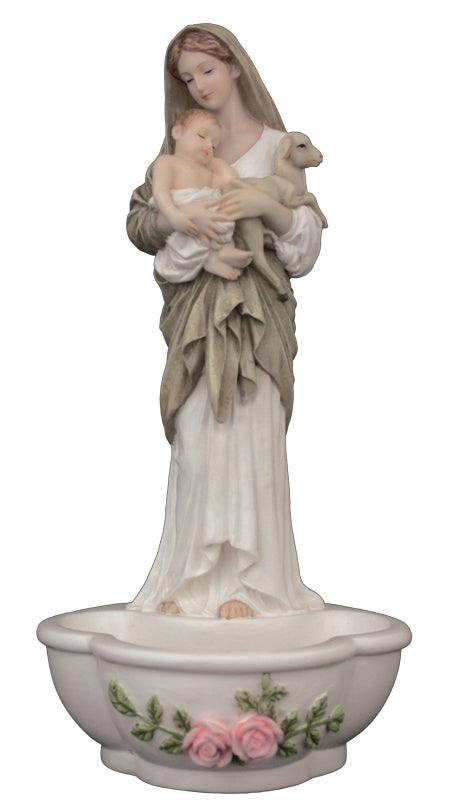 A Veronese L'Innocence Holy Water Font in Full Color