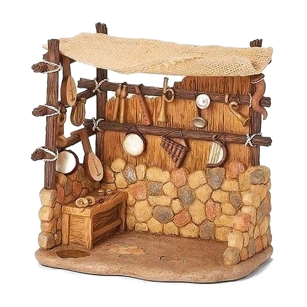 Fontanini Musical Instrument Shop Scene 55631