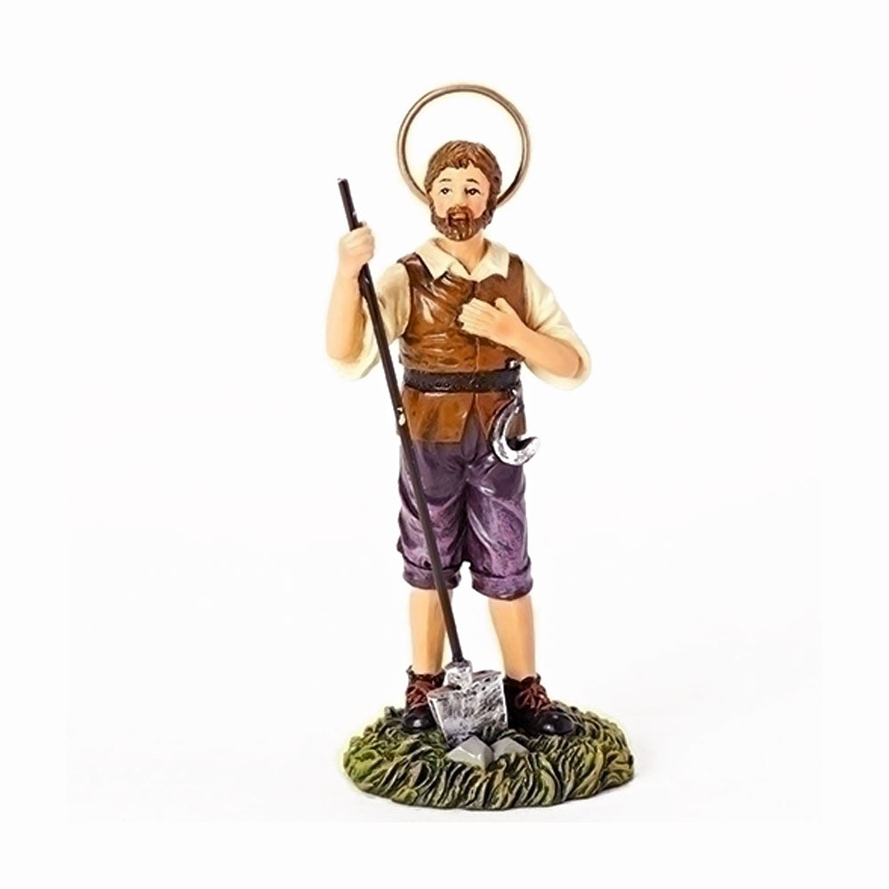 St. Isidore 4.5 inch boxed figure and holy card