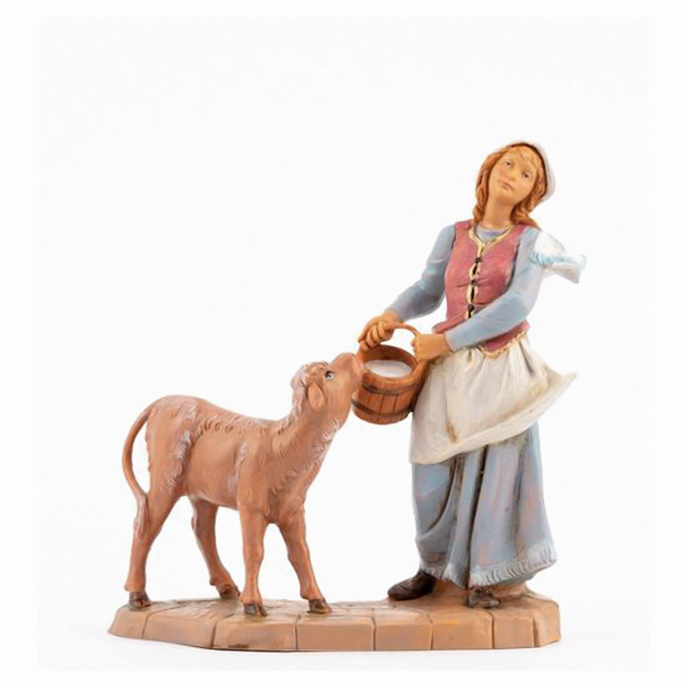 7-1/2 inch Fontanini Julia with Calf Figure no. 52889