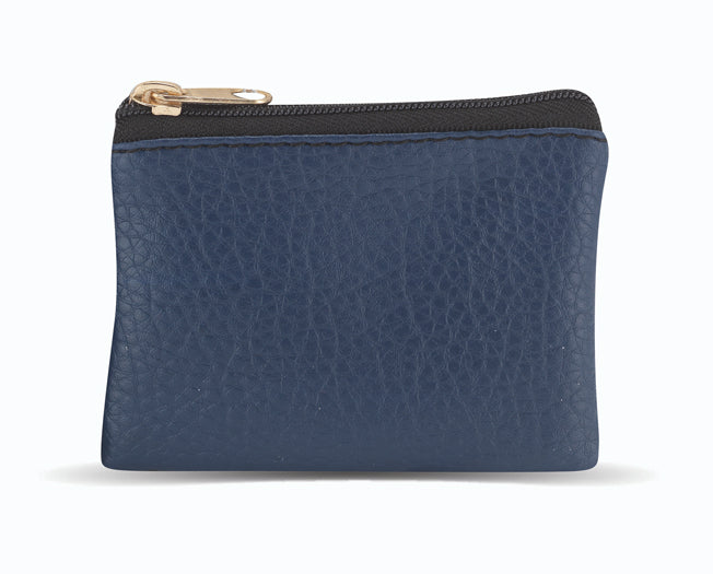 Dark Blue Leather Rosary Case