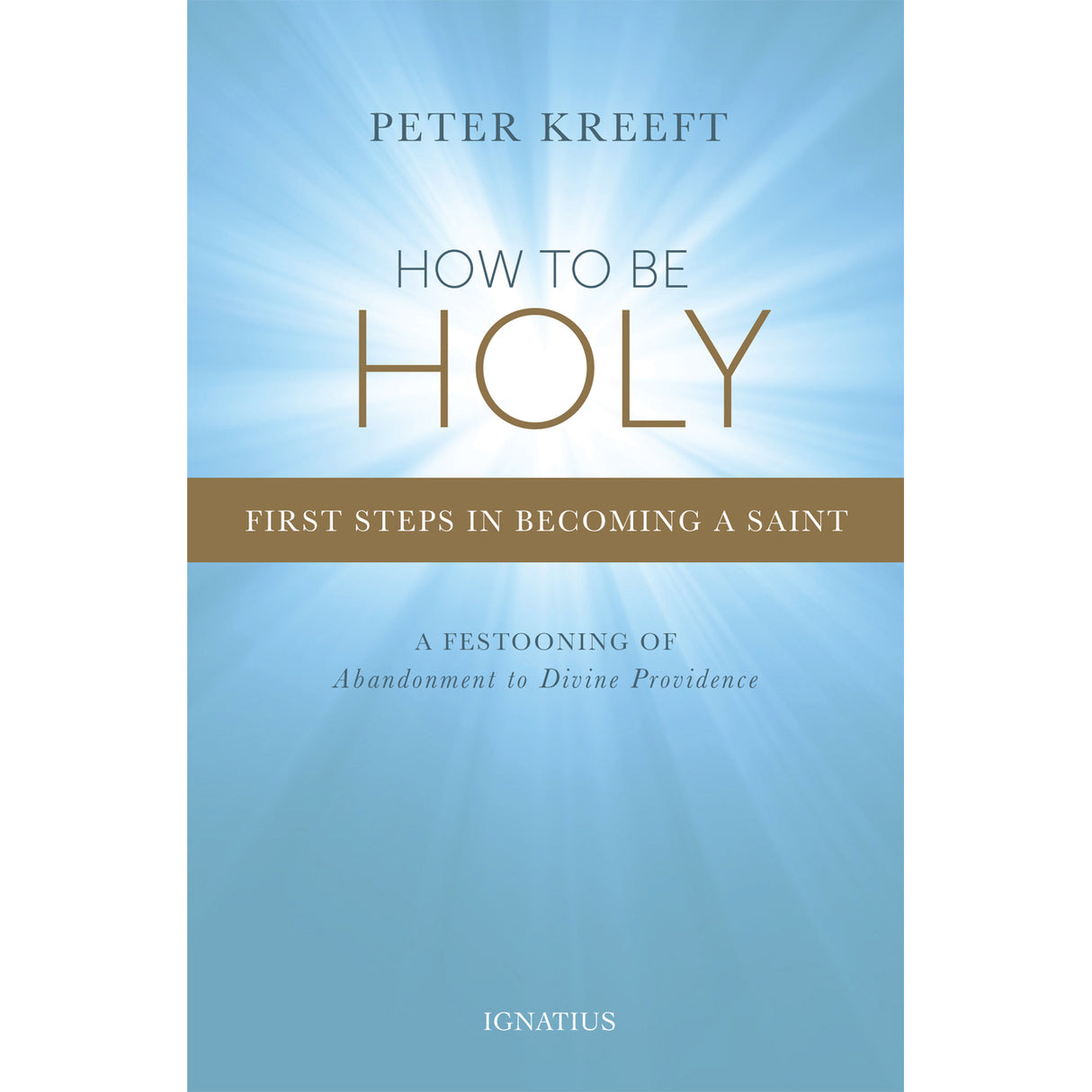 How to Be Holy - First Steps in Becoming a Saint