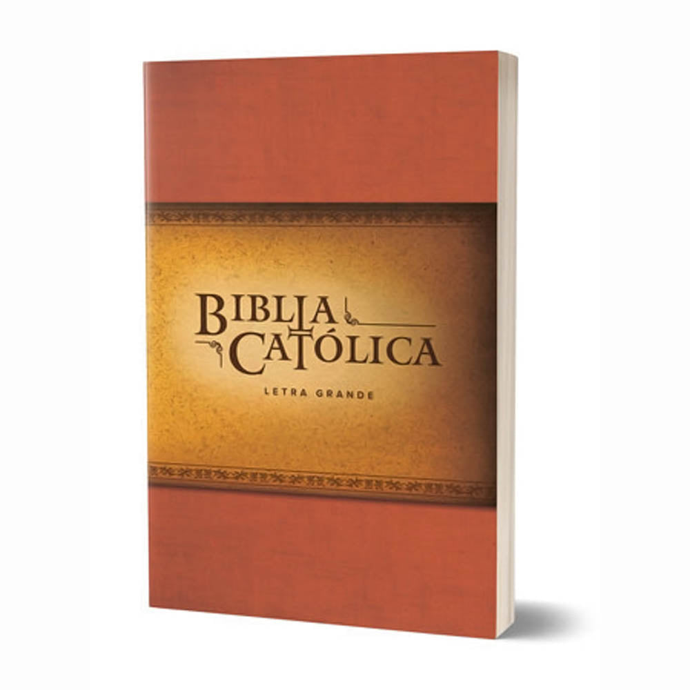 La Biblia Católica: Edición Rustica letra grande
