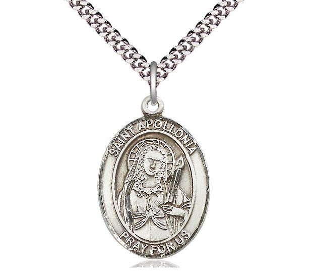 St. Apollonia Medal 8005SS/18S