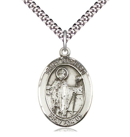 St. Richard Medal 8093SS/18S