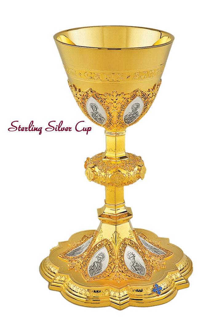 Apostles Chalice & Paten with Sterling Cup 10-103
