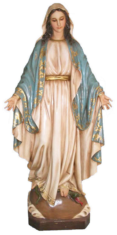 55 inch Our Lady of Grace Full Color Statue no. 3552