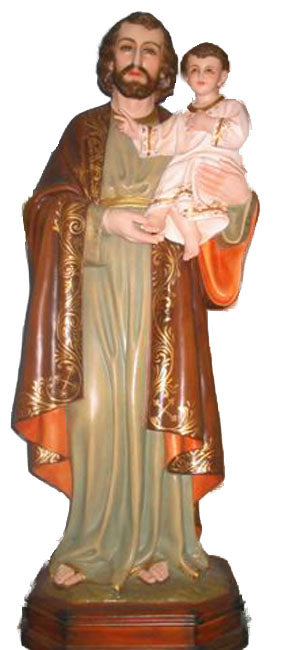 54 inch Saint Joseph Full Color Statue no. 7529