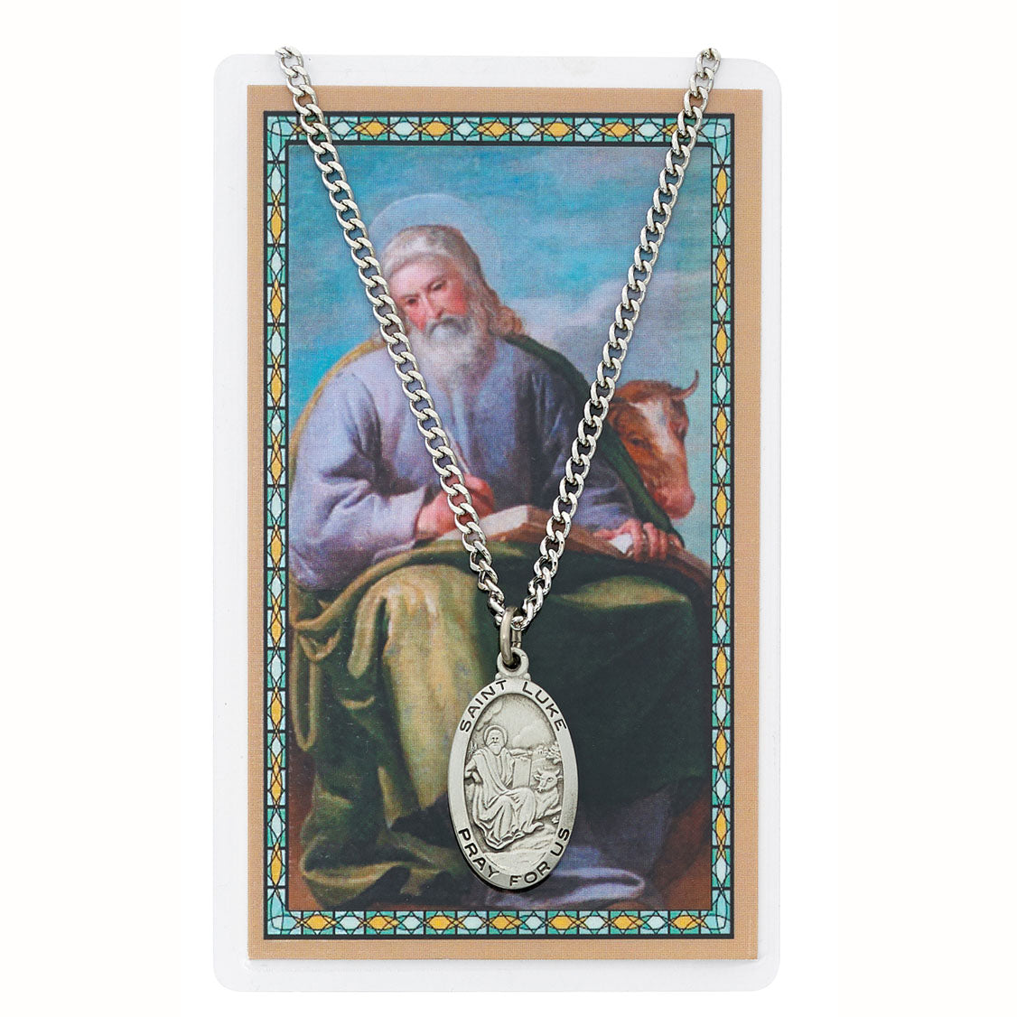 St Luke Prayer Card & Medal Set PSD550LK