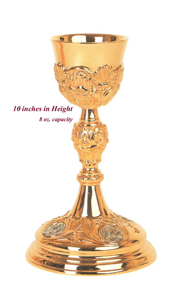 Baroque Chalice & Scale Paten - No. AS152