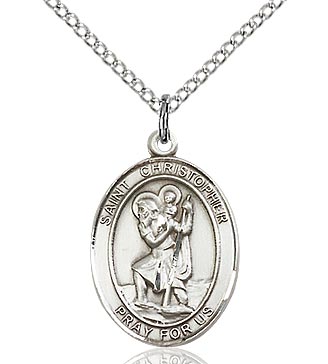 St. Christopher Medal 8022SS/18S