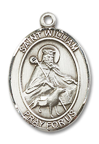 St. William of Rochester Sterling Silver Medal 8114SS/18S
