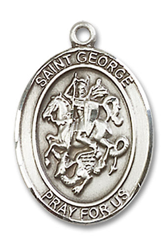 St. George Sterling Silver Medal 8040SS/18S