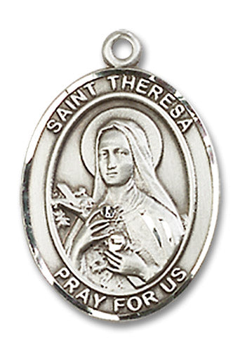St. Theresa Sterling Silver Medal 8106SS/18S
