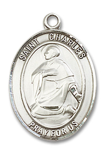 St. Charles Borromeo Sterling Silver Medal 8020SS/18S