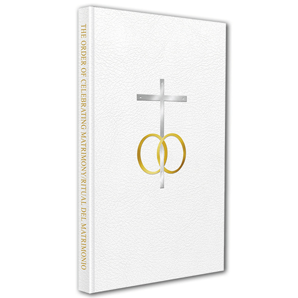 Bi-Lingual Order Of Celebrating Matrimony - White Leather Edition