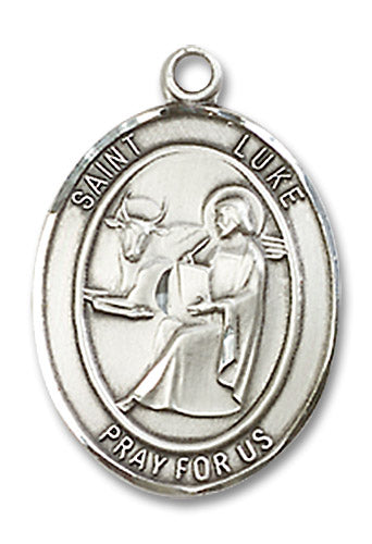 St. Luke Sterling Silver Medal 8068SS/18S